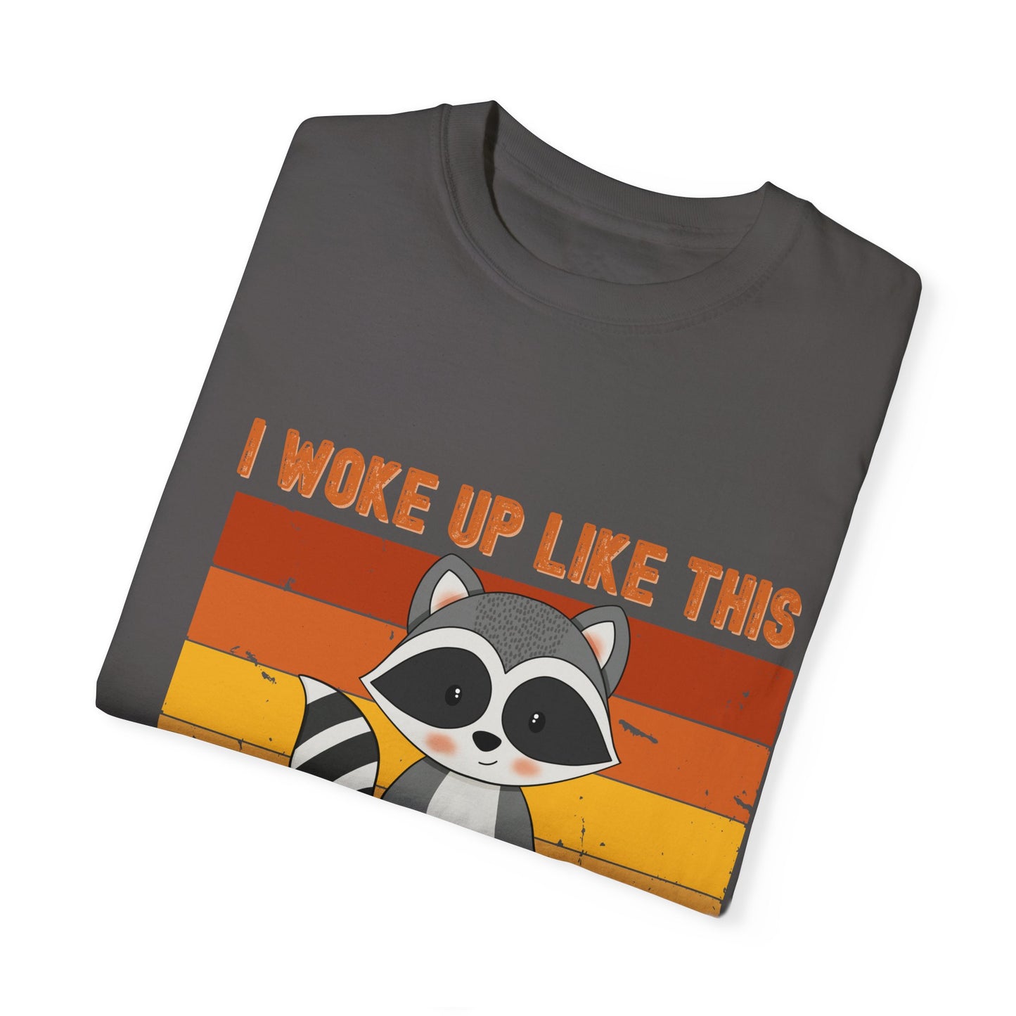 Cute Raccoon T-Shirt, Perfect for Fun Days, Birthday Gift, Animal Lover Shirt, Casual Wear, Family Gatherings