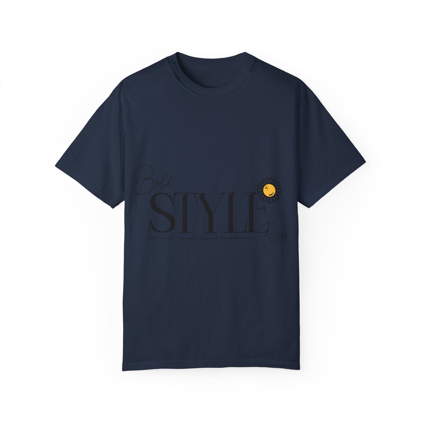 Bold Style Unisex Garment-Dyed T-shirt, Trendy Tee, Fashion Shirt, Cool Top, Unique Clothing, Casual Wear for Men and Women