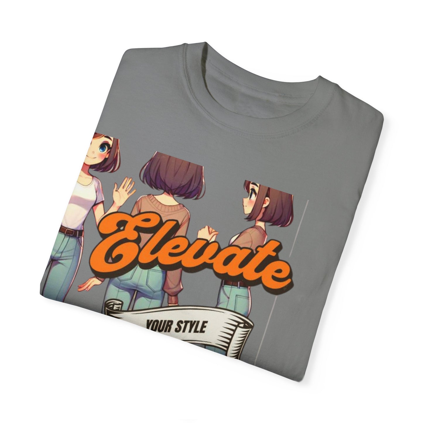 Elevate Your Style Now T-Shirt, Unisex Graphic Tee, Casual Wear, Art Inspired Top, Gift for Fashion Lovers