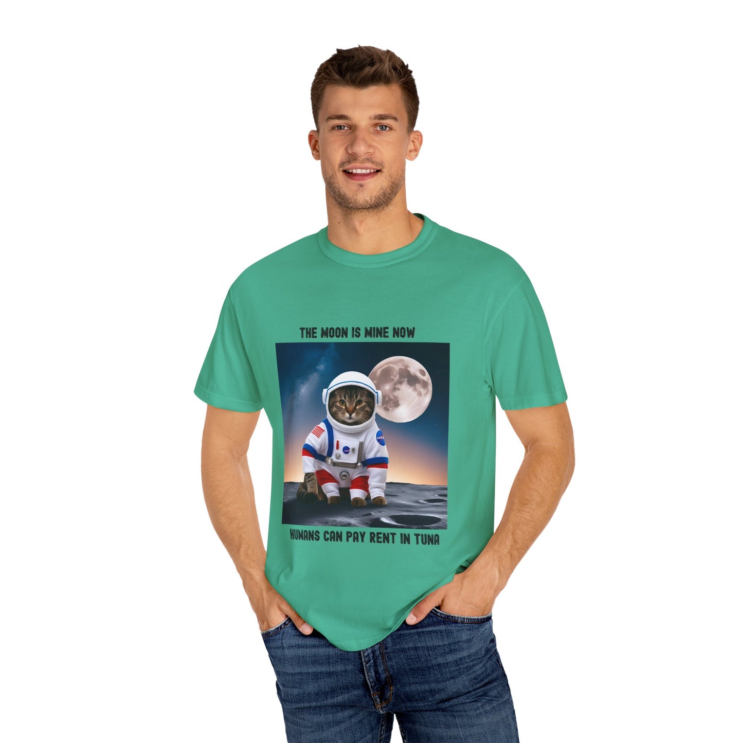 Astronaut Cat T-shirt, Fun and Quirky Tee, Cat Lover Gift, Space Themed Apparel, Unique Pop Culture Shirt, Pet Owner Merch