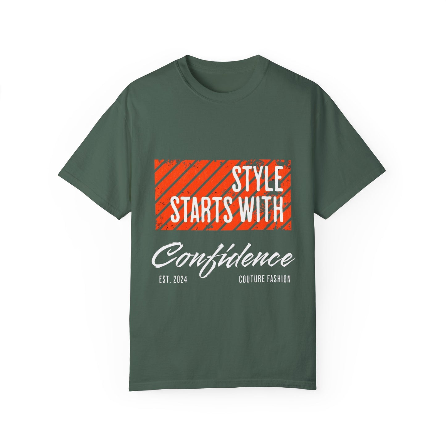 Confidence Printed T-shirt, Unisex Casual Style Tee, Gift for Fashion Lovers, Summer Wear, Trendy Apparel, Daily Outfits