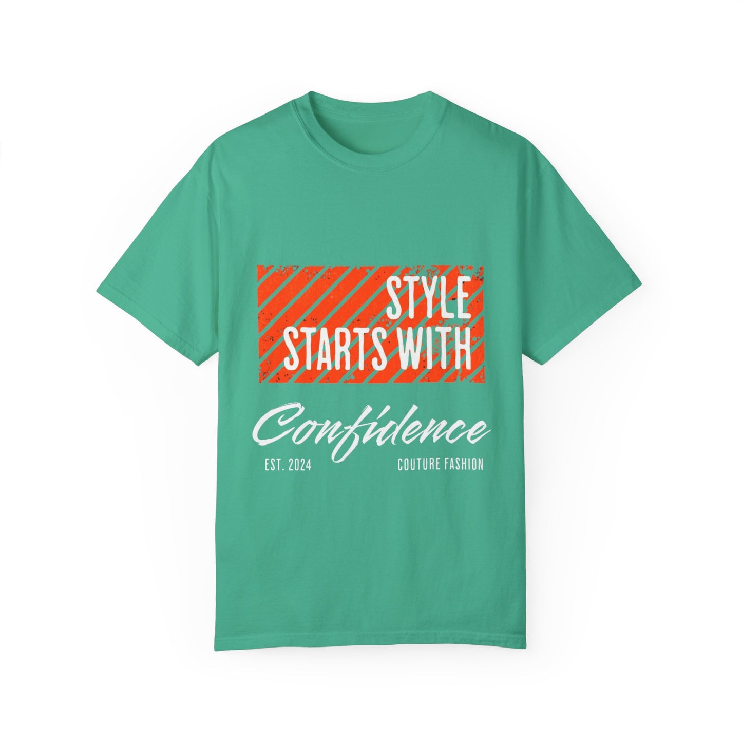 Confidence Printed T-shirt, Unisex Casual Style Tee, Gift for Fashion Lovers, Summer Wear, Trendy Apparel, Daily Outfits