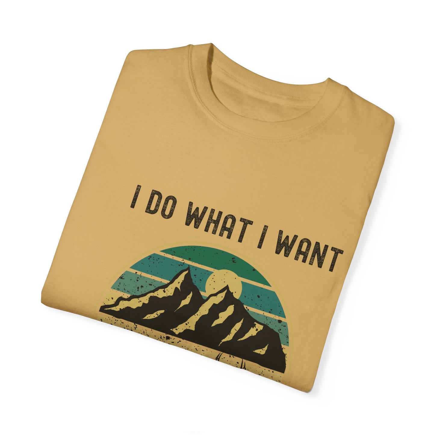 Adventure Ready Unisex T-shirt - "I Do What I Want, Rain Vibes" - Perfect Gift for Nature Lovers, Outdoor Enthusiasts, Summer Festivals,