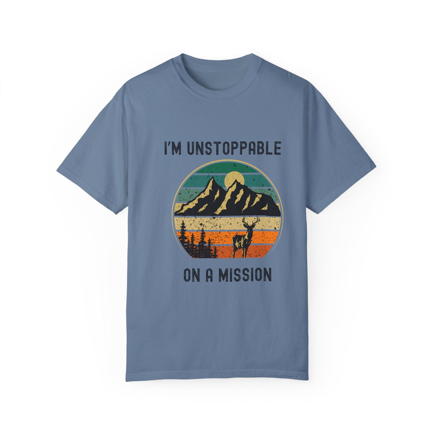 Adventure Vibe Unisex T-shirt , Unstoppable on a Mission, Hiking Gear, Outdoor Wear, Motivational Tee, Gift for Adventurers