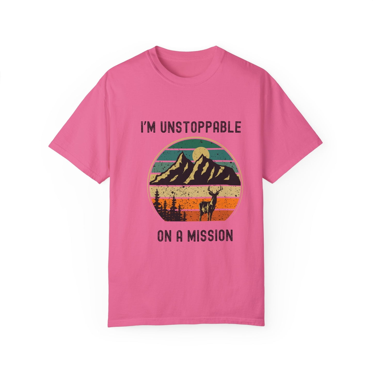 Adventure Vibe Unisex T-shirt , Unstoppable on a Mission, Hiking Gear, Outdoor Wear, Motivational Tee, Gift for Adventurers