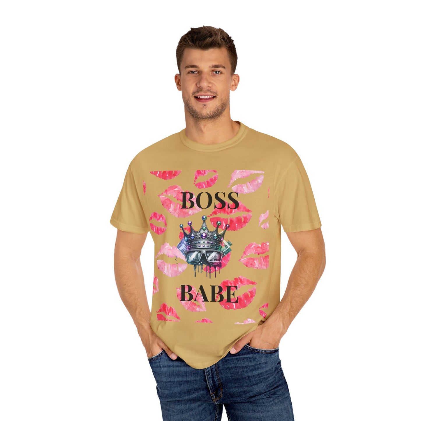 Boss Babe Graphic Tee - Fun Tee for Empowered Women, Gift for Birthdays, Casual Wear, or Motivation