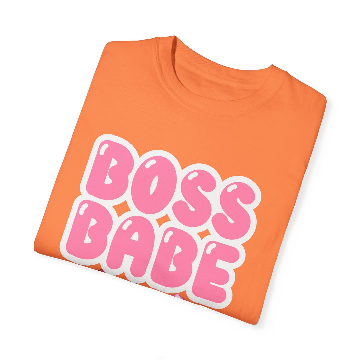 Boss Babe Unisex Garment-Dyed T-shirt, Empowering Tee, Gift for Her, Fashion Statement, Self-Love Shirt, Trendy Apparel