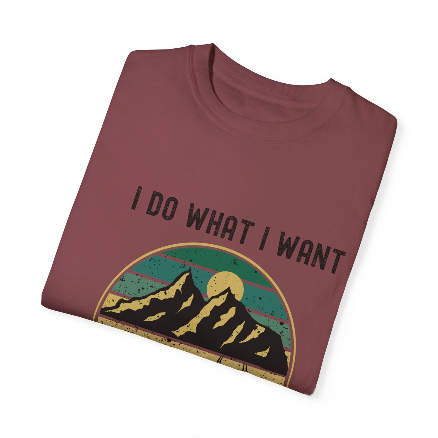 Adventure Ready Unisex T-shirt - "I Do What I Want, Rain Vibes" - Perfect Gift for Nature Lovers, Outdoor Enthusiasts, Summer Festivals,