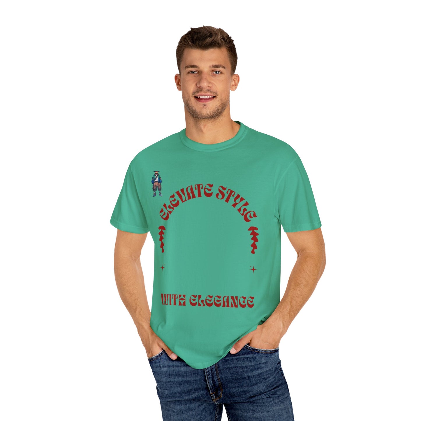 Elevate Style Unisex Garment-Dyed T-shirt, Casual Tee for Fashion Lovers, Perfect for Daily Wear and Gift Giving, Summer Vibes, Unique