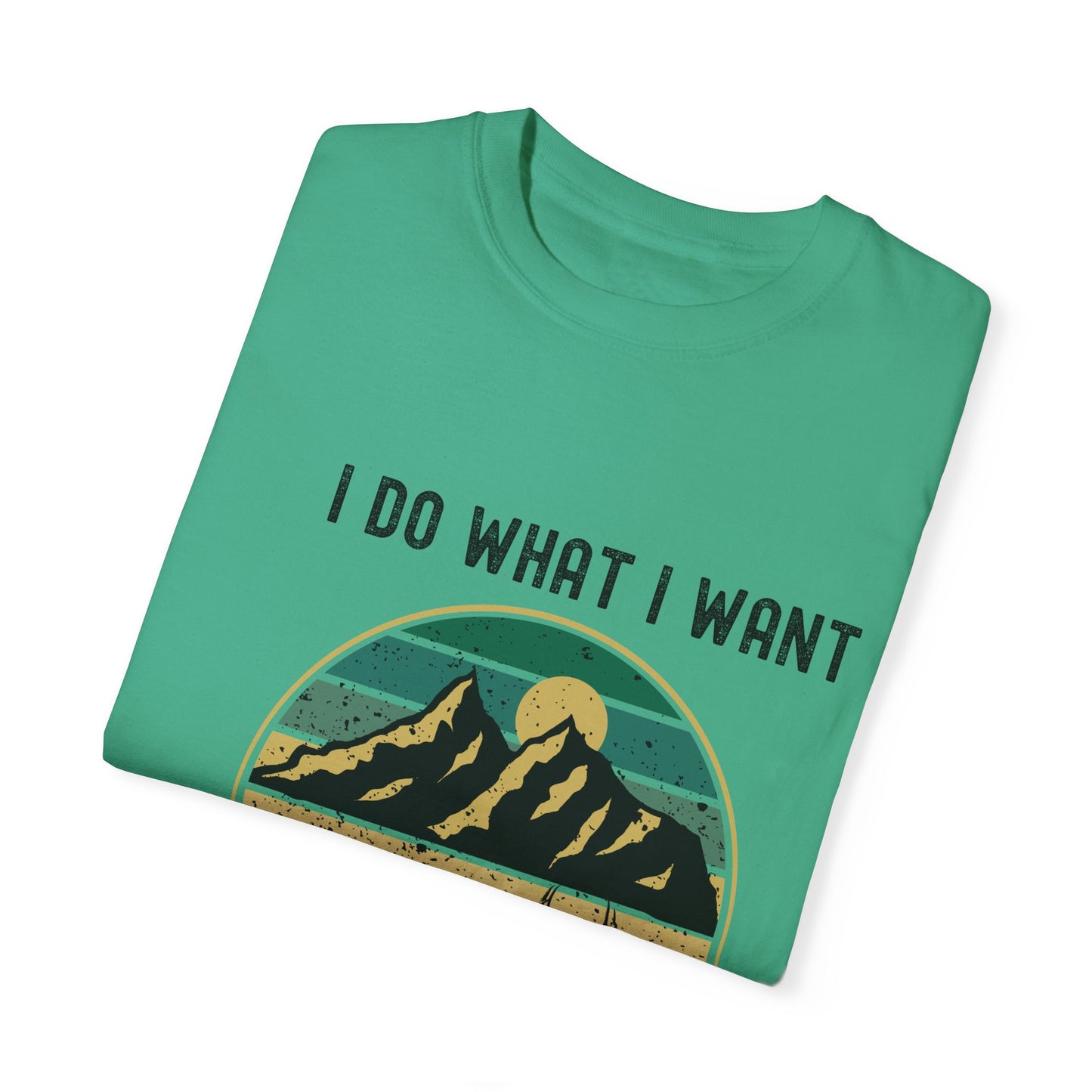 Adventure Ready Unisex T-shirt - "I Do What I Want, Rain Vibes" - Perfect Gift for Nature Lovers, Outdoor Enthusiasts, Summer Festivals,