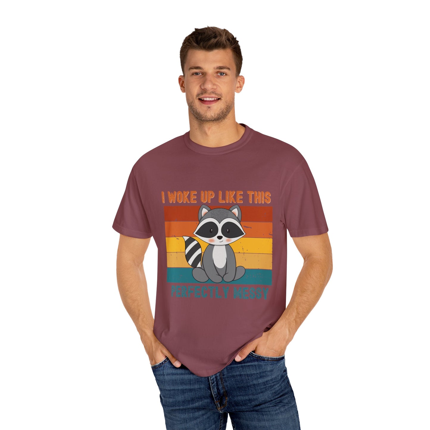 Cute Raccoon T-Shirt, Perfect for Fun Days, Birthday Gift, Animal Lover Shirt, Casual Wear, Family Gatherings