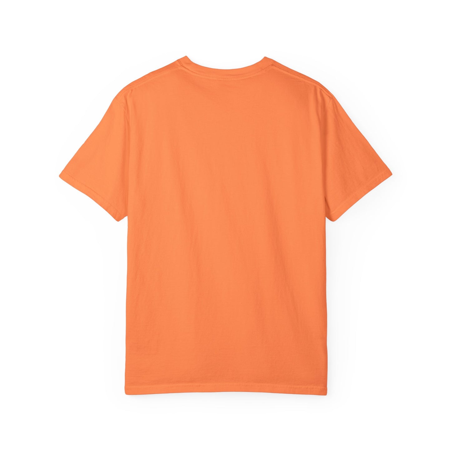 Confidence Couture Unisex Garment-Dyed T-Shirt, Casual Style Tee, Gift for Friends, Everyday Wear, Vibrant Orange Shirt