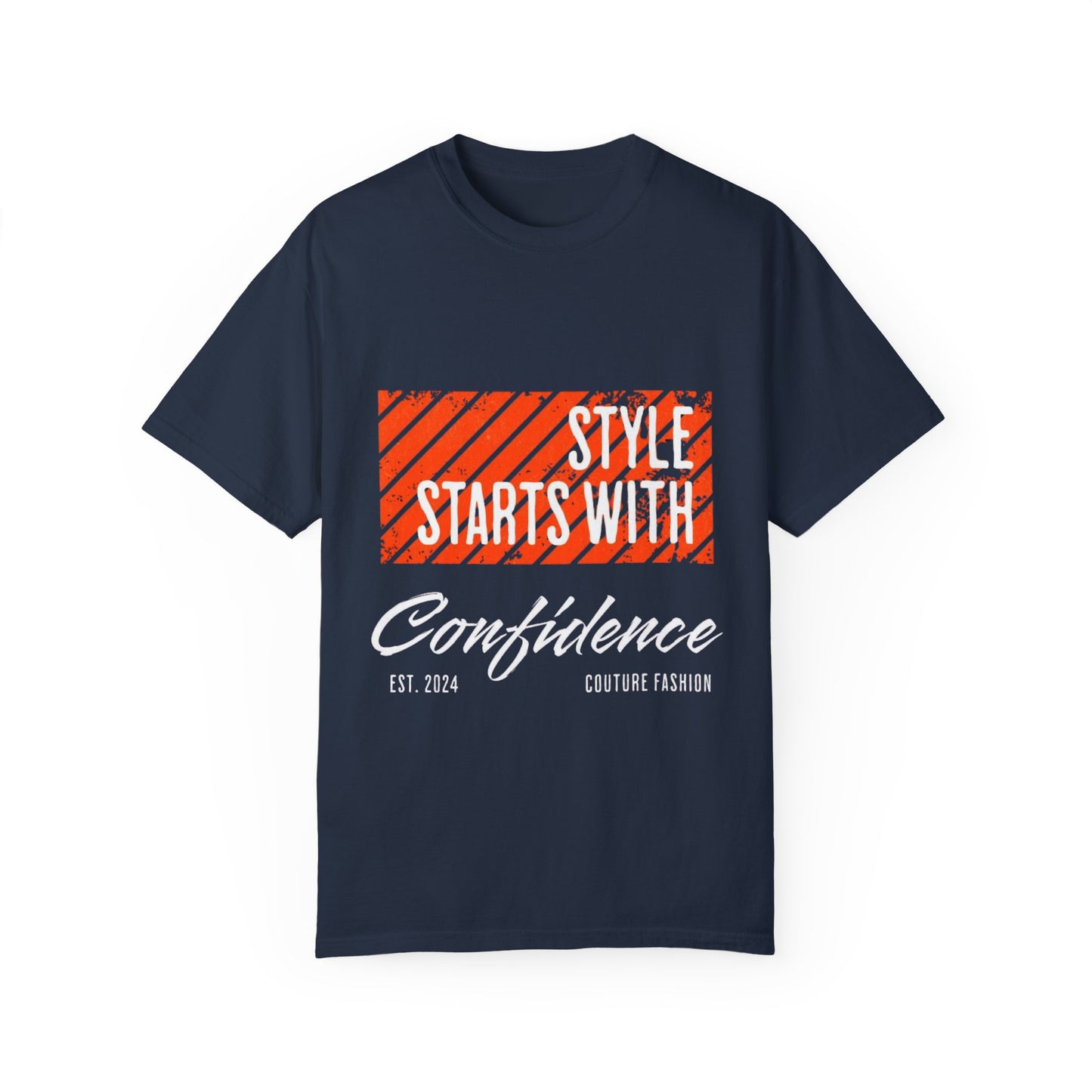 Confidence Printed T-shirt, Unisex Casual Style Tee, Gift for Fashion Lovers, Summer Wear, Trendy Apparel, Daily Outfits