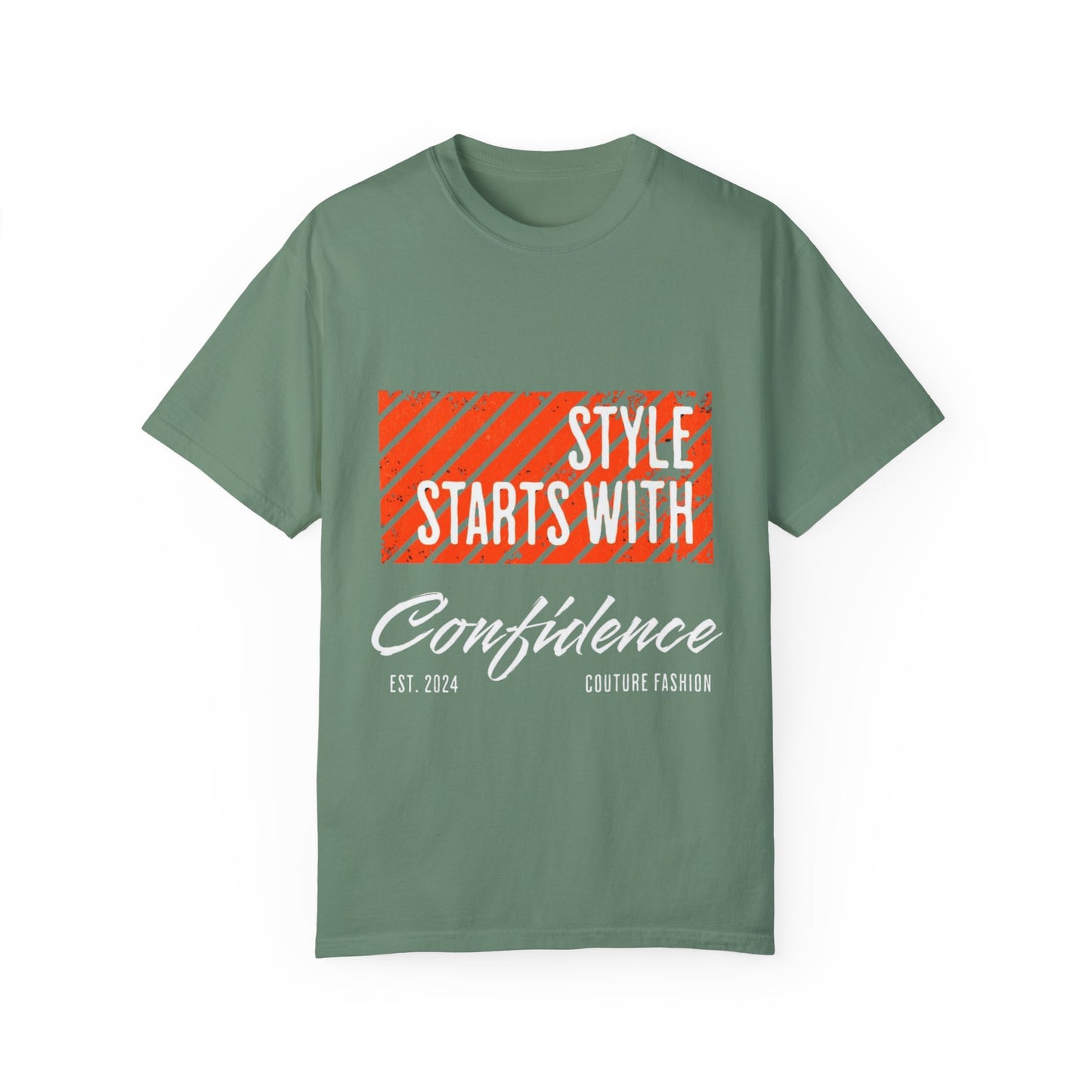 Confidence Printed T-shirt, Unisex Casual Style Tee, Gift for Fashion Lovers, Summer Wear, Trendy Apparel, Daily Outfits