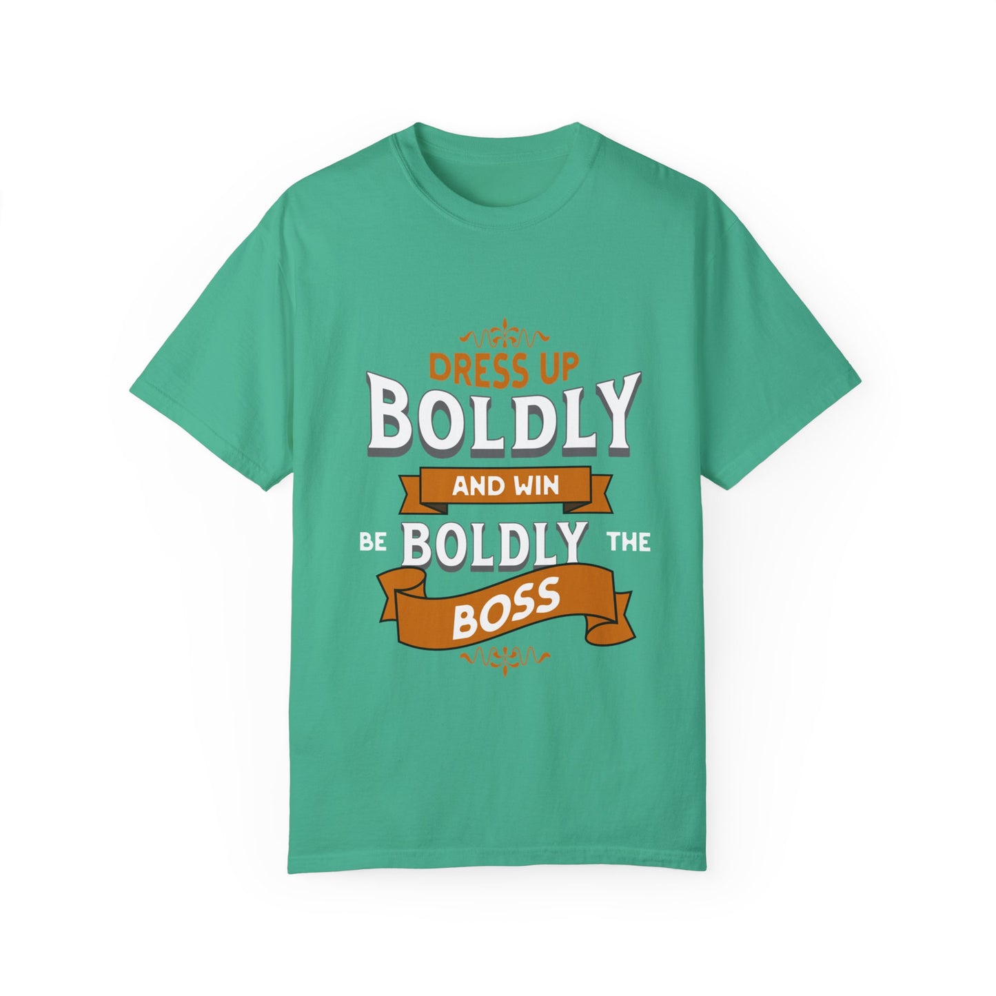 Boldly the Boss Unisex T-Shirt - Empowerment Shirt, Motivational Tee, Ideal Gift for Leaders, Office Humor, Casual Style