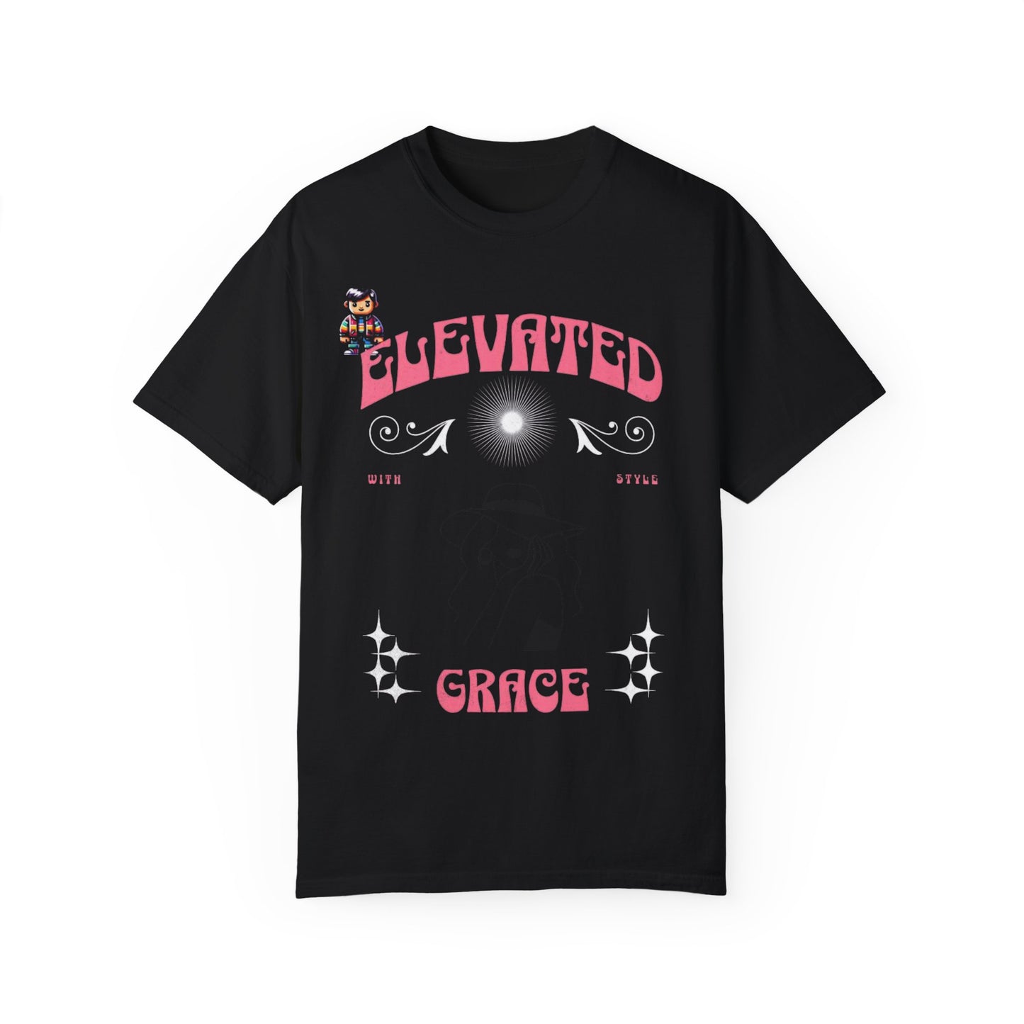 Elevated Grace Unisex T-Shirt, Vibrant Graphic Tee, Trendy Apparel, Perfect Gift for Fashion Lovers, Summer Casual Wear, Birthday Present,