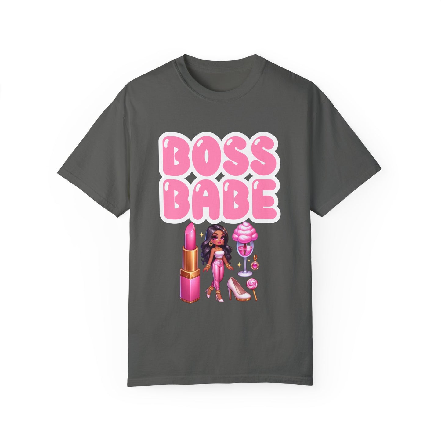 Boss Babe Unisex Garment-Dyed T-shirt, Empowering Tee, Gift for Her, Fashion Statement, Self-Love Shirt, Trendy Apparel