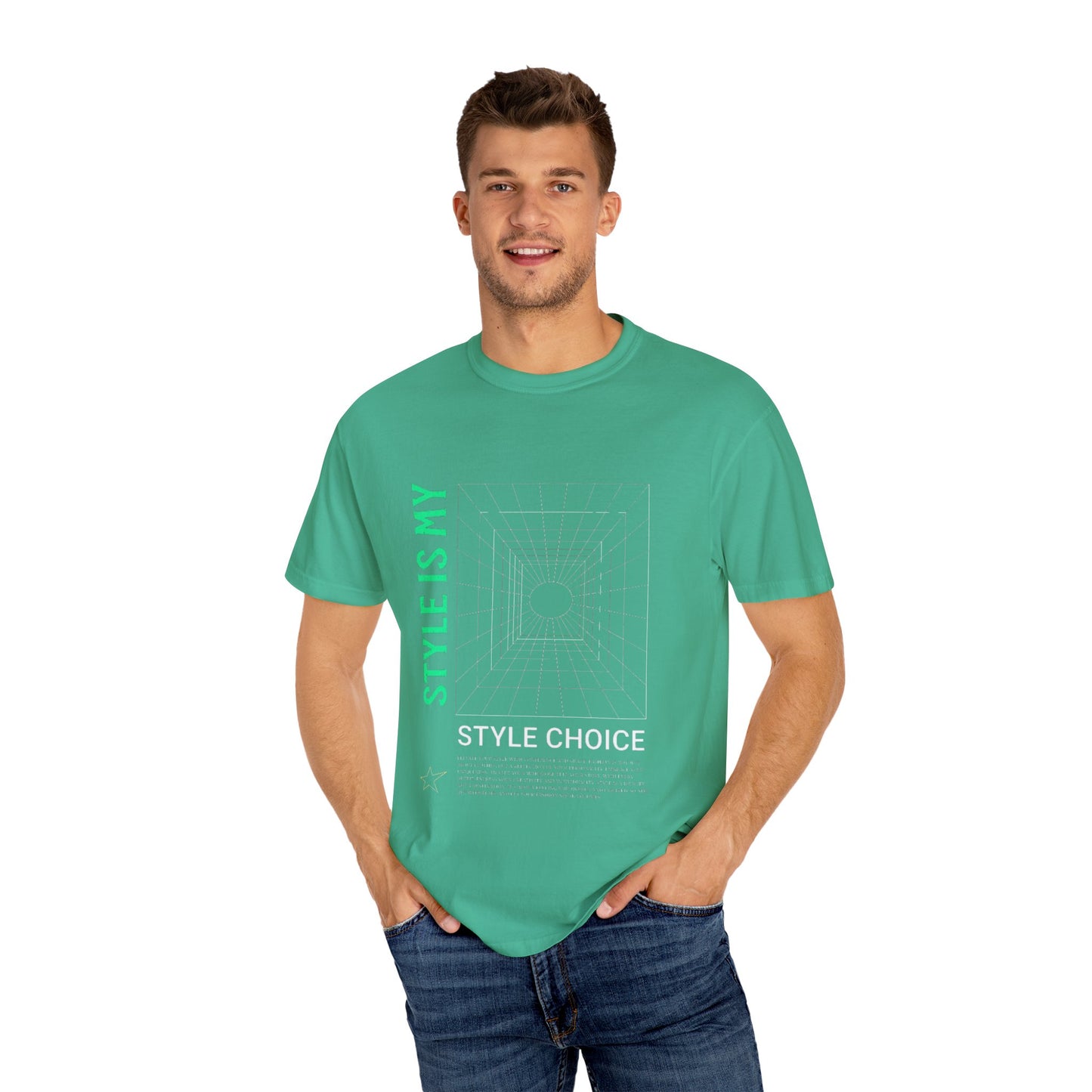 Stylish Unisex Garment-Dyed Tee, Comfortable Casual Wear, Streetwear Fashion, Gift for Trendsetters, Vibrant Color Style