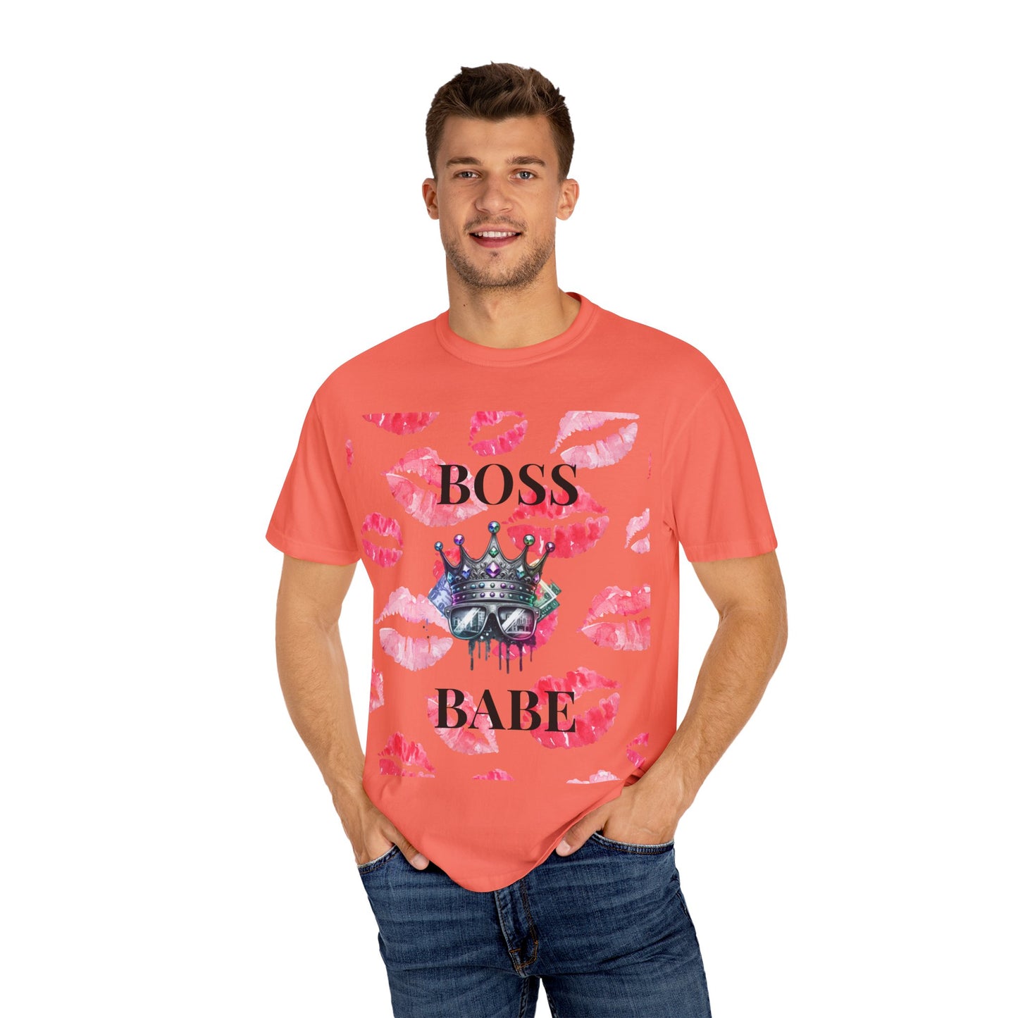 Boss Babe Graphic Tee - Fun Tee for Empowered Women, Gift for Birthdays, Casual Wear, or Motivation