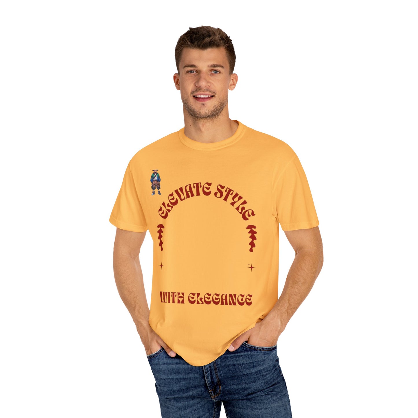 Elevate Style Unisex Garment-Dyed T-shirt, Casual Tee for Fashion Lovers, Perfect for Daily Wear and Gift Giving, Summer Vibes, Unique