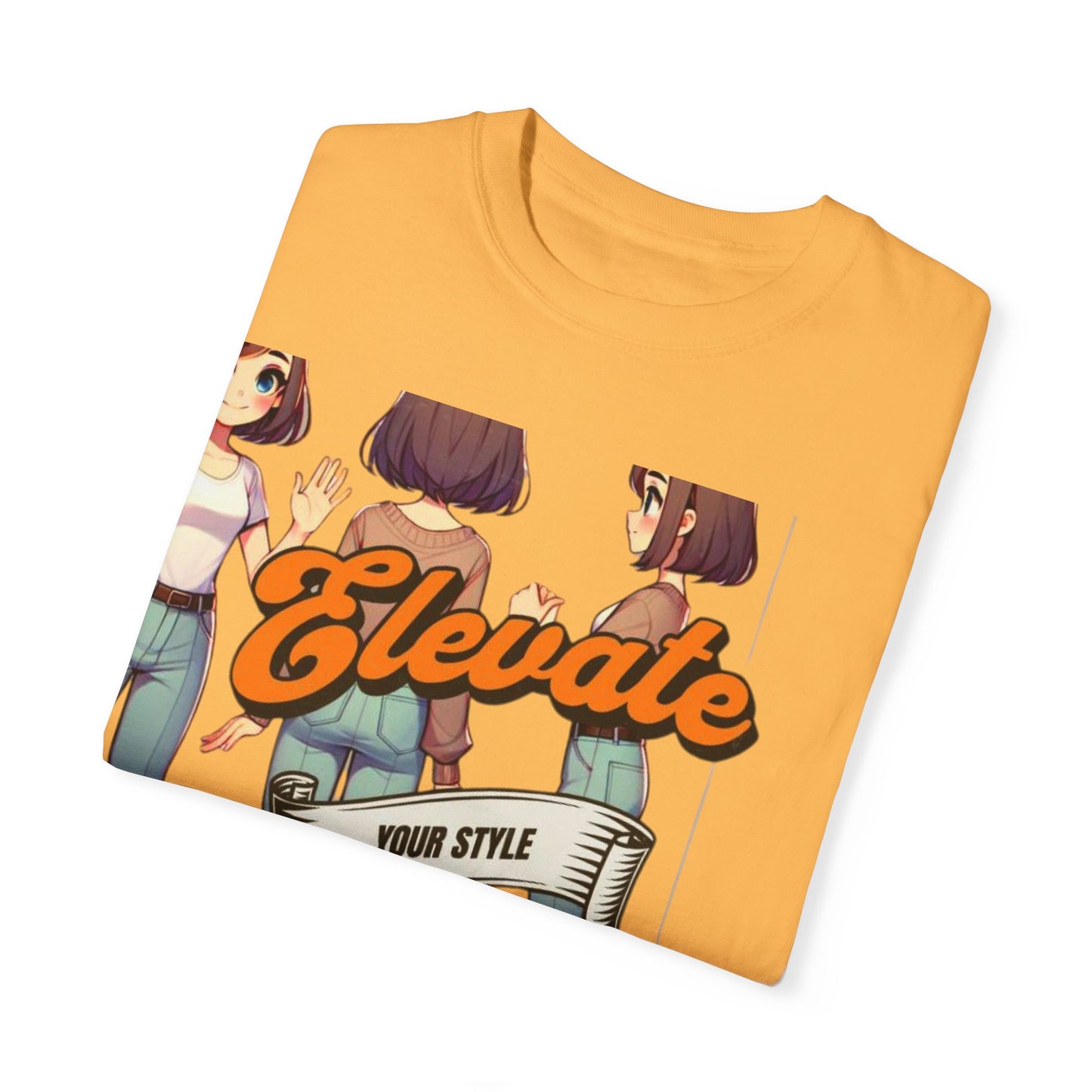 Elevate Your Style Now T-Shirt, Unisex Graphic Tee, Casual Wear, Art Inspired Top, Gift for Fashion Lovers