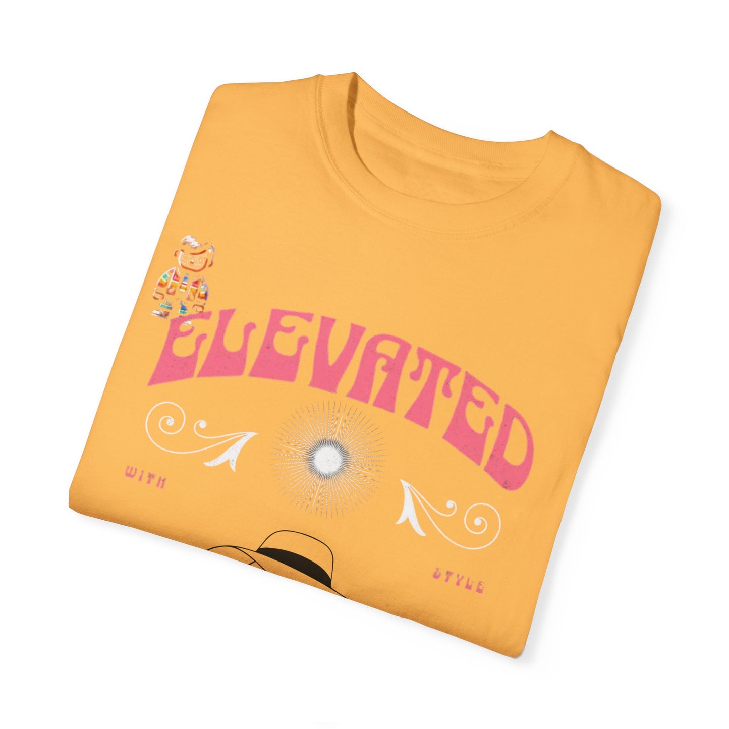 Elevated Grace Unisex Garment-Dyed T-Shirt, Vintage Vibe Tee, Casual Streetwear, Unisex Gift, Eco-Friendly Apparel, Summer Essential