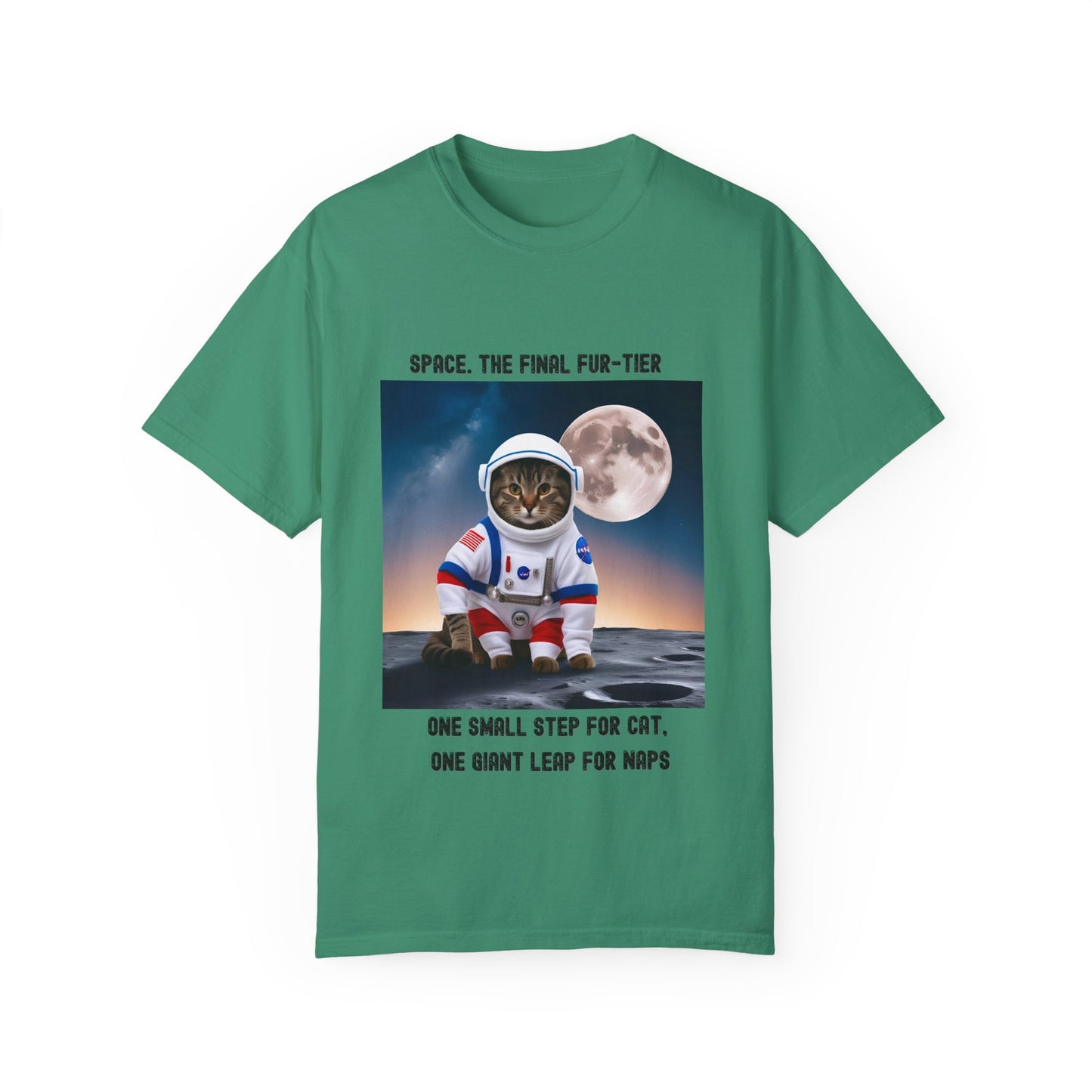 Space Cat T-Shirt, Fun Unisex Tees for Cat Lovers, Gift for Cat Owners, Cute Space-Themed Apparel, Planetary Humor Shirt