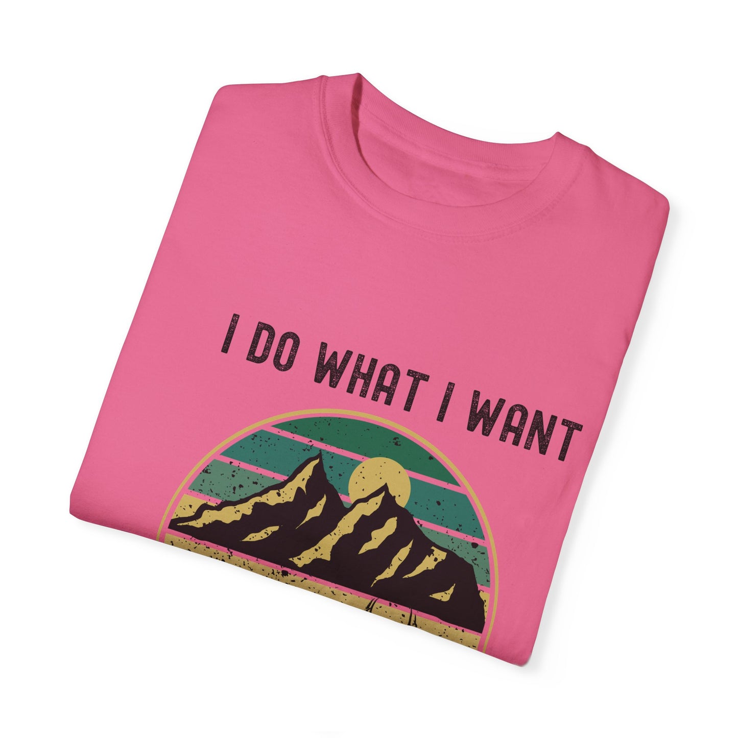 Adventure Ready Unisex T-shirt - "I Do What I Want, Rain Vibes" - Perfect Gift for Nature Lovers, Outdoor Enthusiasts, Summer Festivals,