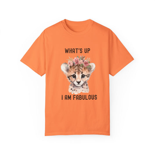 Fabulous Leopard T-Shirt, Cute Animal Tee, Funny Gift for Kids and Adults, Vibrant Summer Fashion, Ideal for Birthdays & Parties