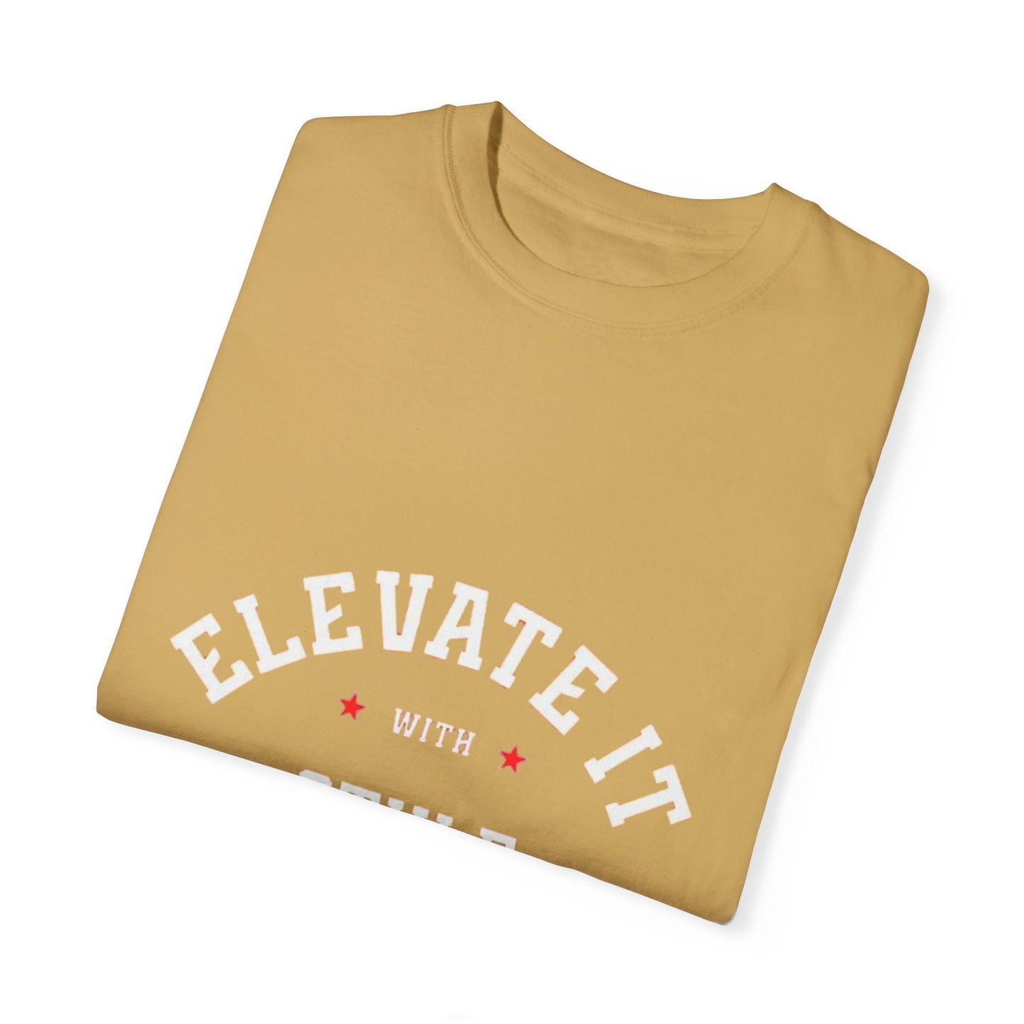 Elevate Your Style T-Shirt, Unisex Garment-Dyed Tee, Casual Fashion, Gift for Trendsetters, Streetwear Essential