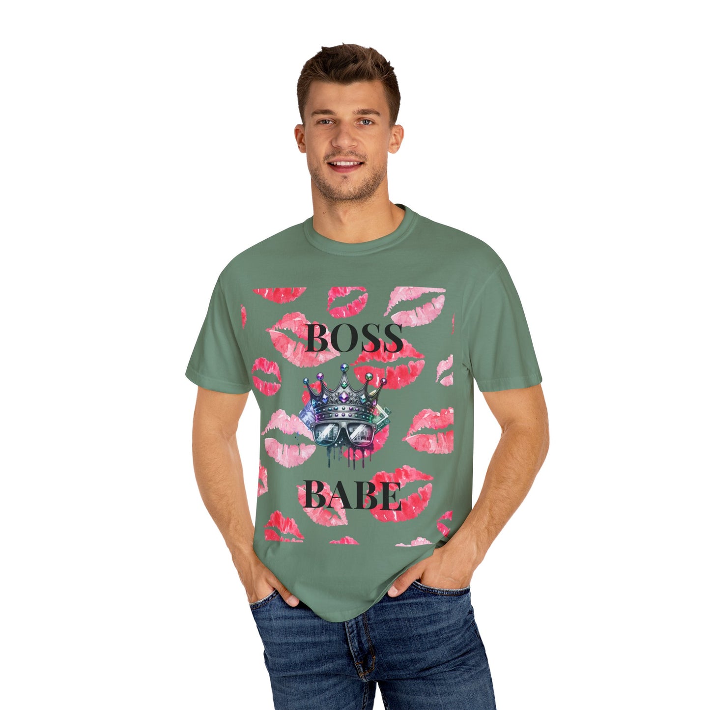 Boss Babe Graphic Tee - Fun Tee for Empowered Women, Gift for Birthdays, Casual Wear, or Motivation