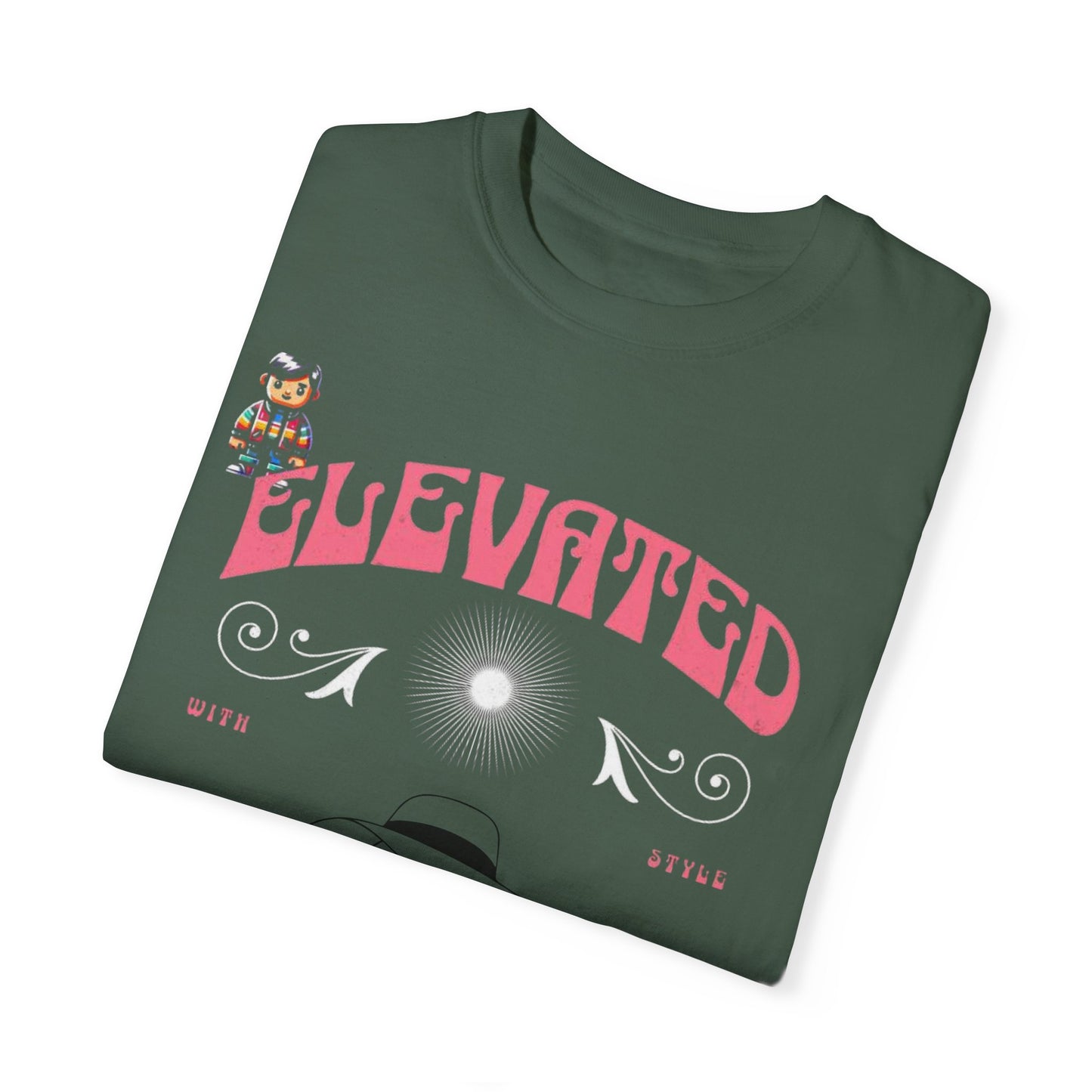 Elevated Grace Unisex Garment-Dyed T-Shirt, Vintage Vibe Tee, Casual Streetwear, Unisex Gift, Eco-Friendly Apparel, Summer Essential