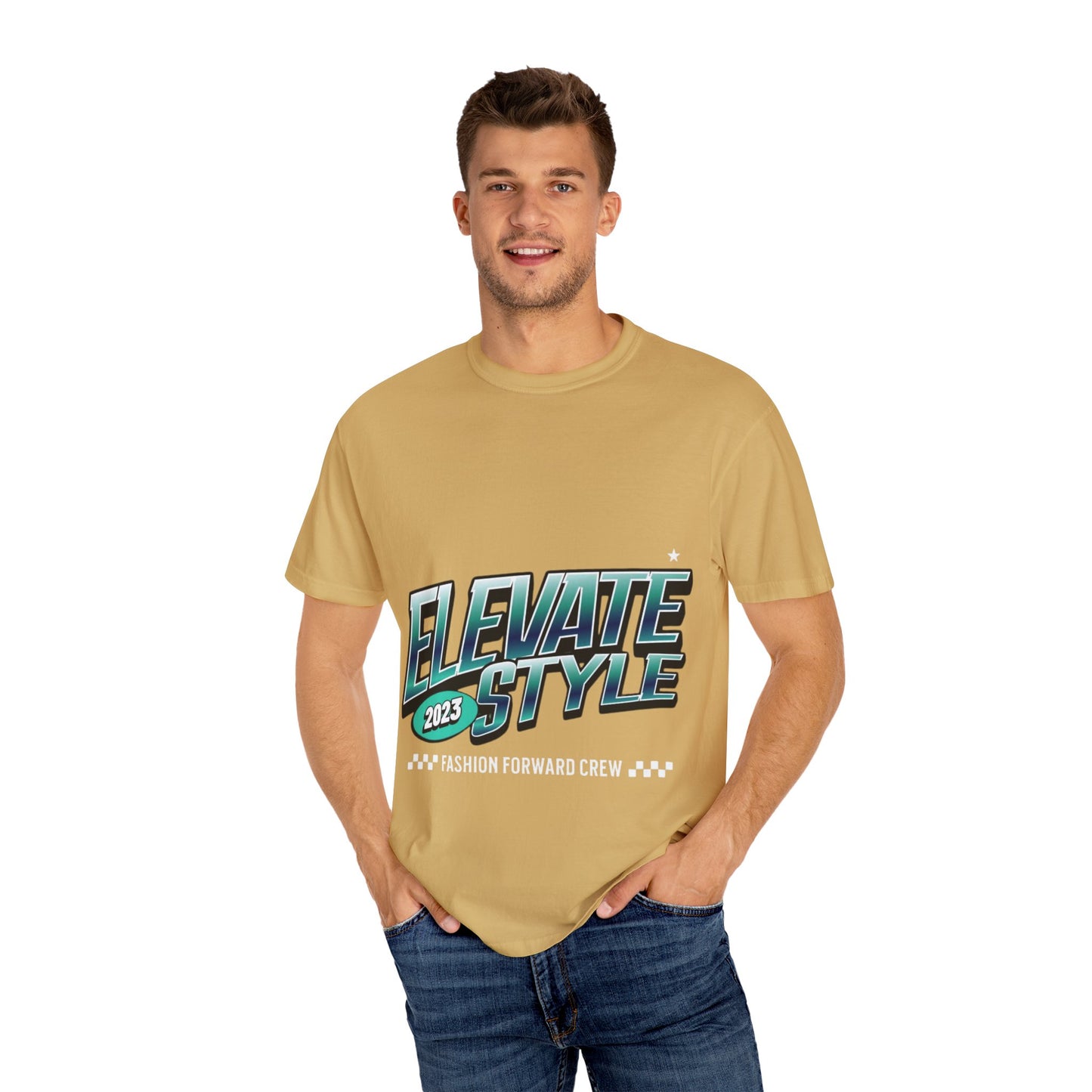 Elevate Style 2023 Unisex Garment-Dyed T-Shirt, Vintage Look Tee, Streetwear, Casual Outfit, Gift for Fashion Lovers, Summer Fashion