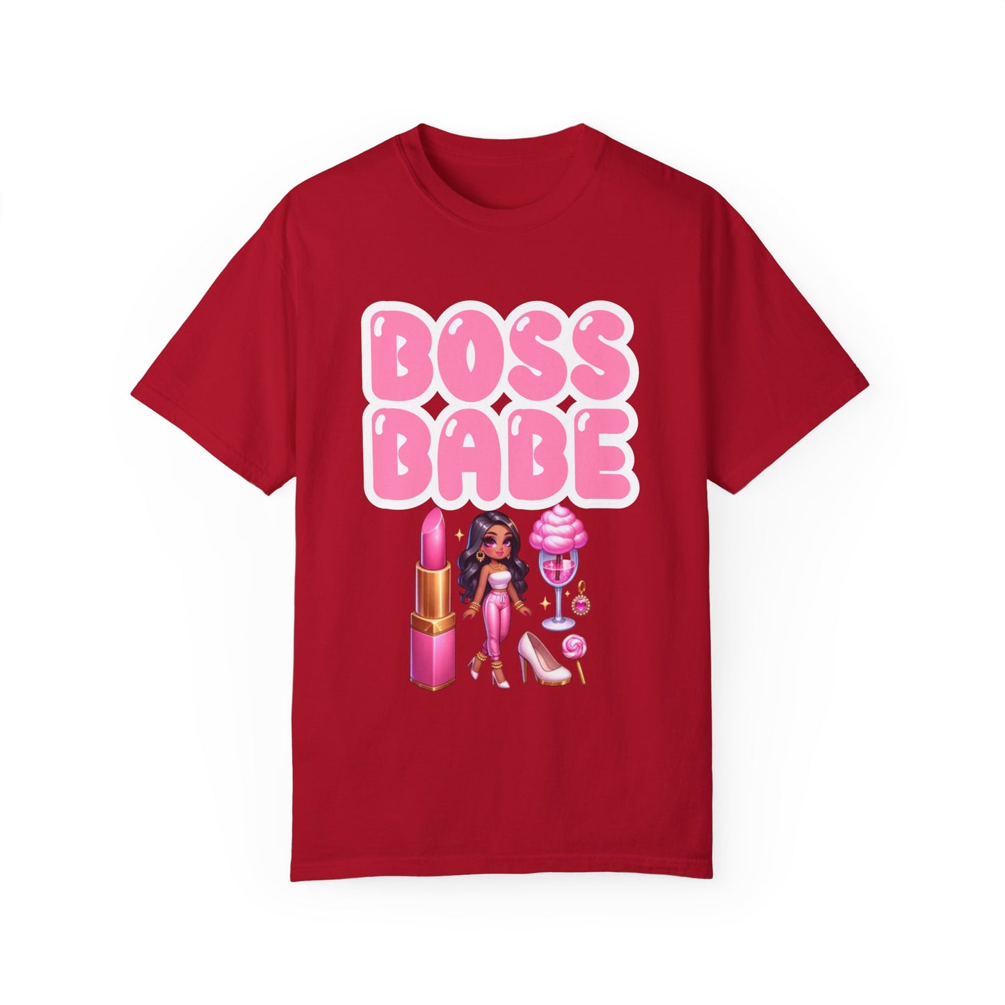 Boss Babe Unisex Garment-Dyed T-shirt, Empowering Tee, Gift for Her, Fashion Statement, Self-Love Shirt, Trendy Apparel