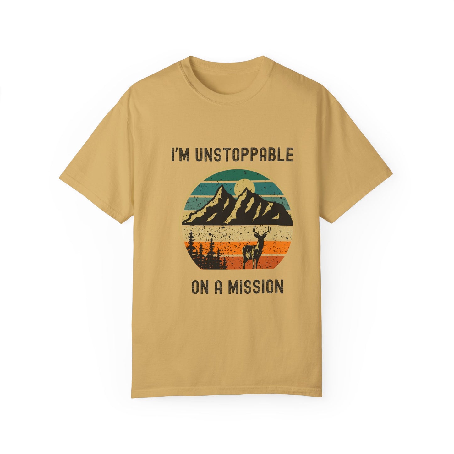 Adventure Vibe Unisex T-shirt , Unstoppable on a Mission, Hiking Gear, Outdoor Wear, Motivational Tee, Gift for Adventurers