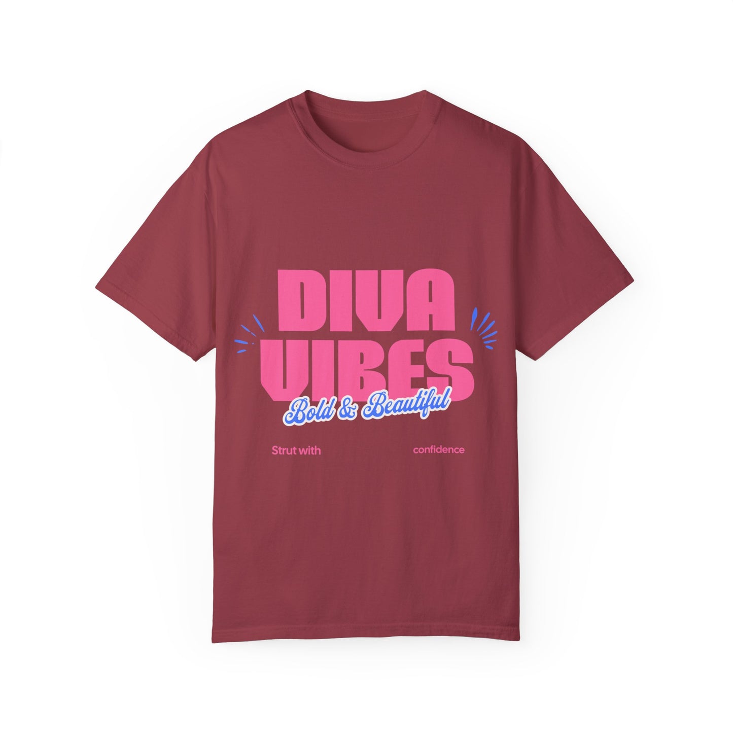 Bold Diva Vibes Unisex T-Shirt - Perfect for Confidence, Self-Expression, Casual Outfits, Summer Parties, Gift Ideas, Vibrant Style