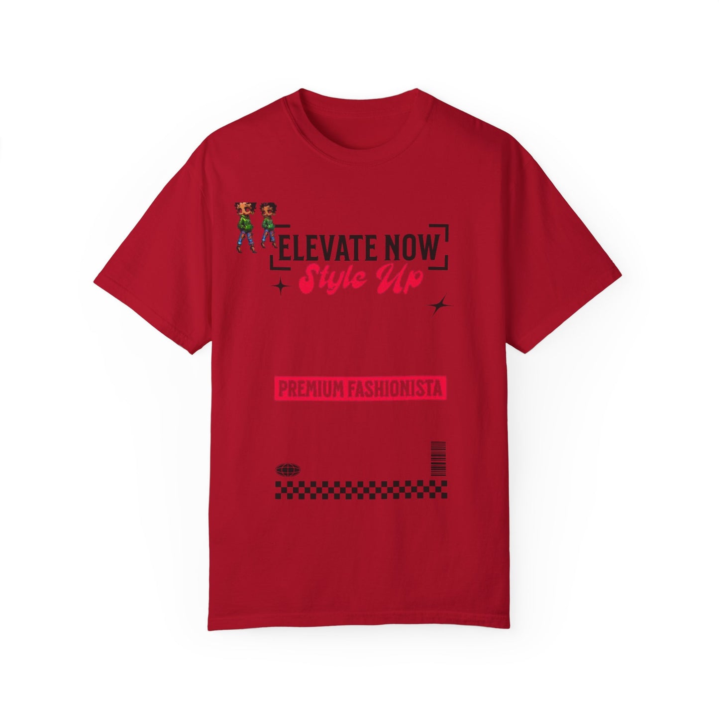 Elevate Now Style Up Unisex Garment-Dyed T-shirt, Fashion Statement Tee, Trendy Casual Wear, Perfect Gift for Fashion Lovers, Summer Style