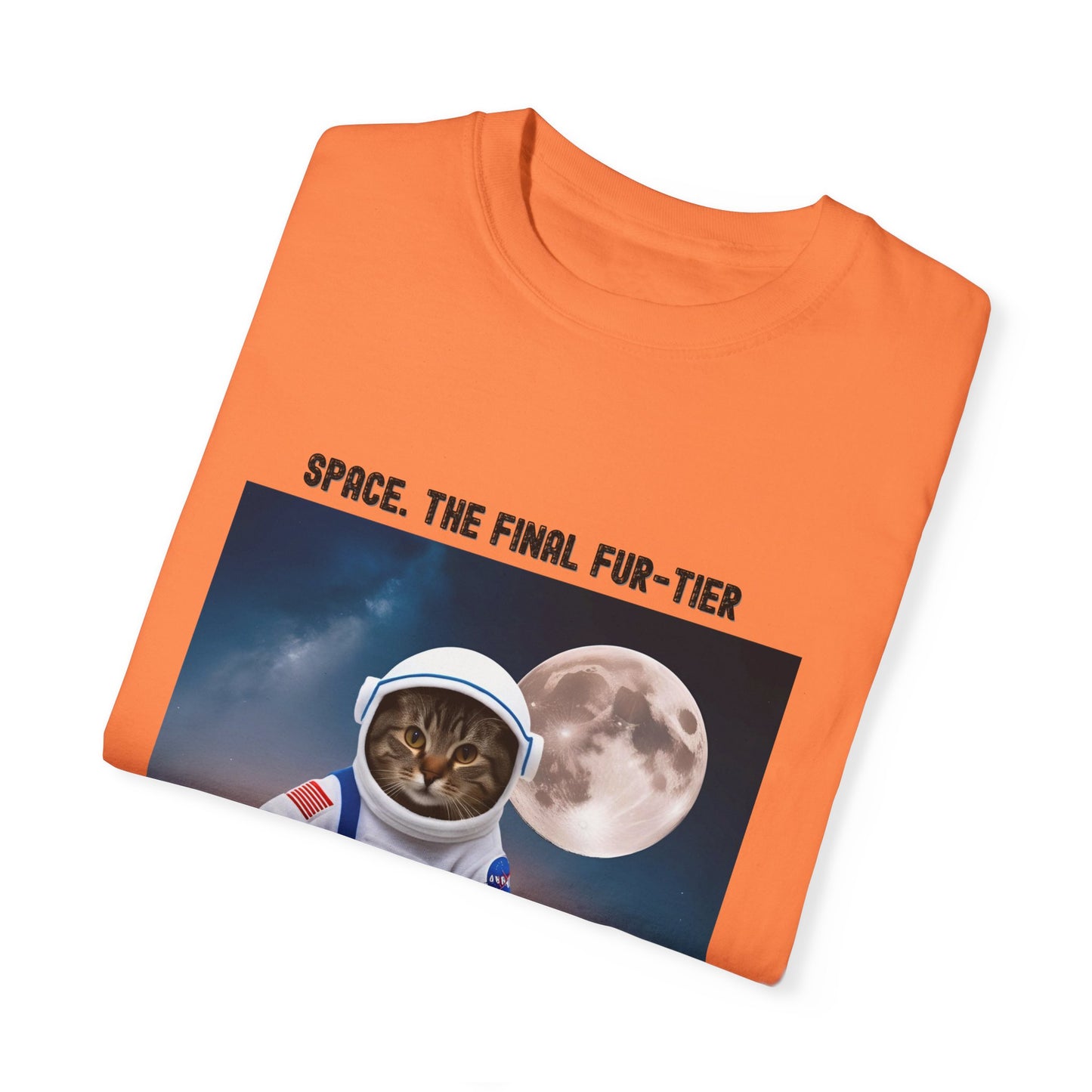 Space Cat T-Shirt, Fun Unisex Tees for Cat Lovers, Gift for Cat Owners, Cute Space-Themed Apparel, Planetary Humor Shirt