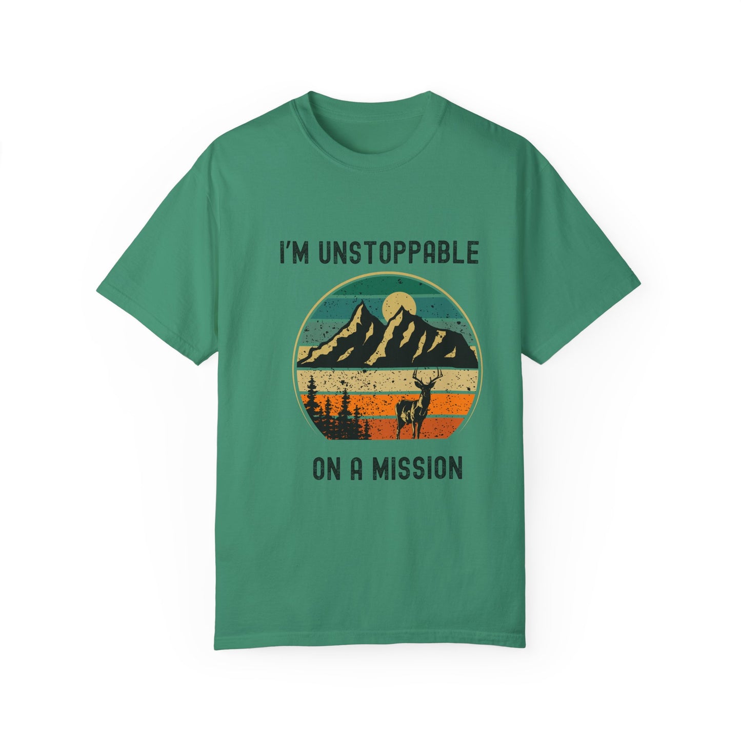 Adventure Vibe Unisex T-shirt , Unstoppable on a Mission, Hiking Gear, Outdoor Wear, Motivational Tee, Gift for Adventurers