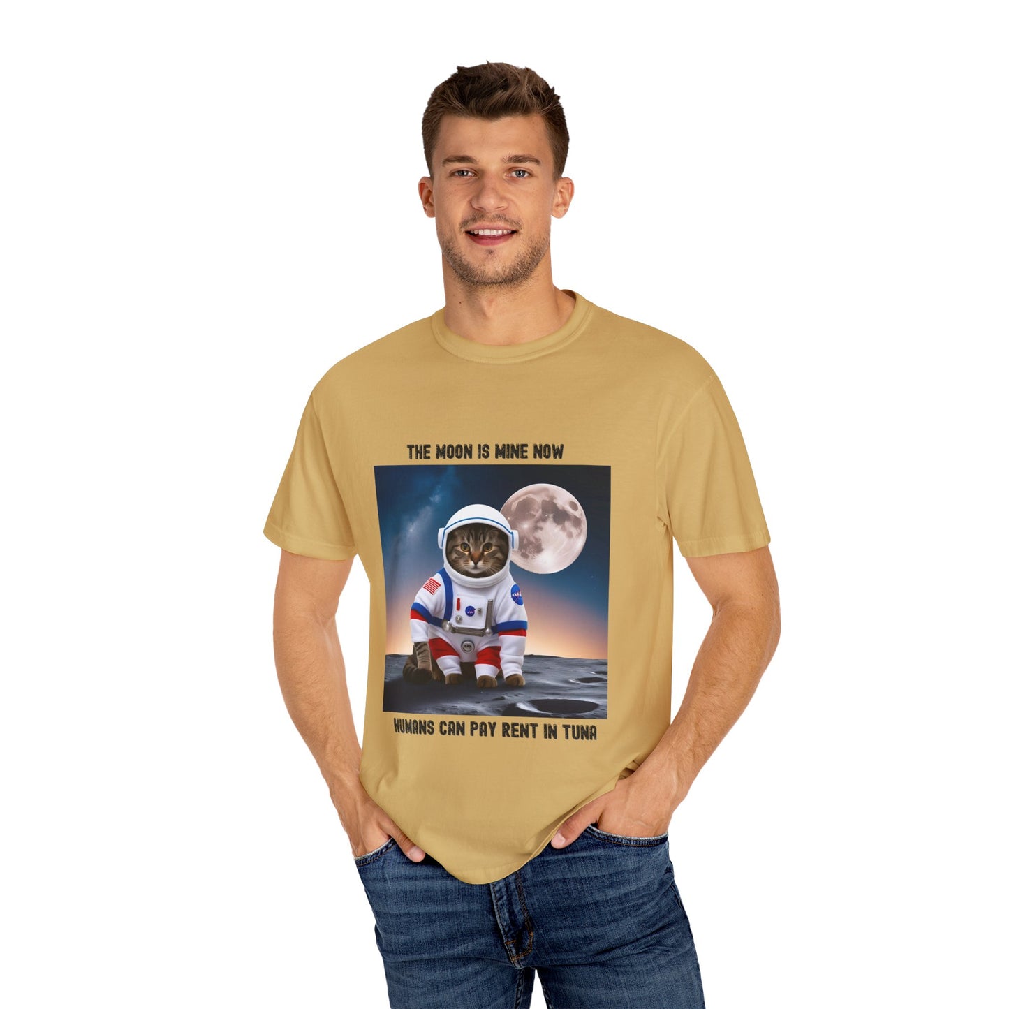 Astronaut Cat T-shirt, Fun and Quirky Tee, Cat Lover Gift, Space Themed Apparel, Unique Pop Culture Shirt, Pet Owner Merch