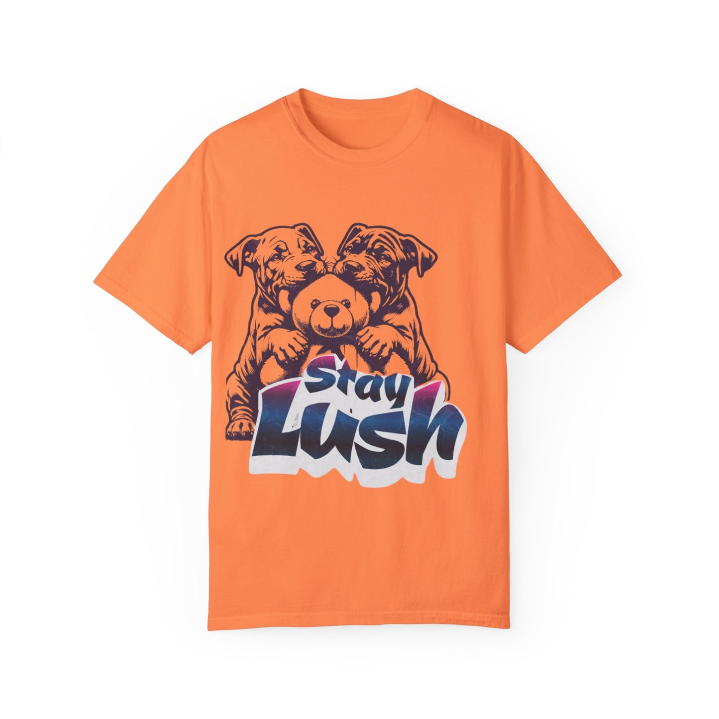 Stay Lush Unisex Garment-Dyed T-shirt, Dog Lovers Gift, Casual Wear, Pet Hoodie Alternative, Gift for Him/Her, Everyday Fashion