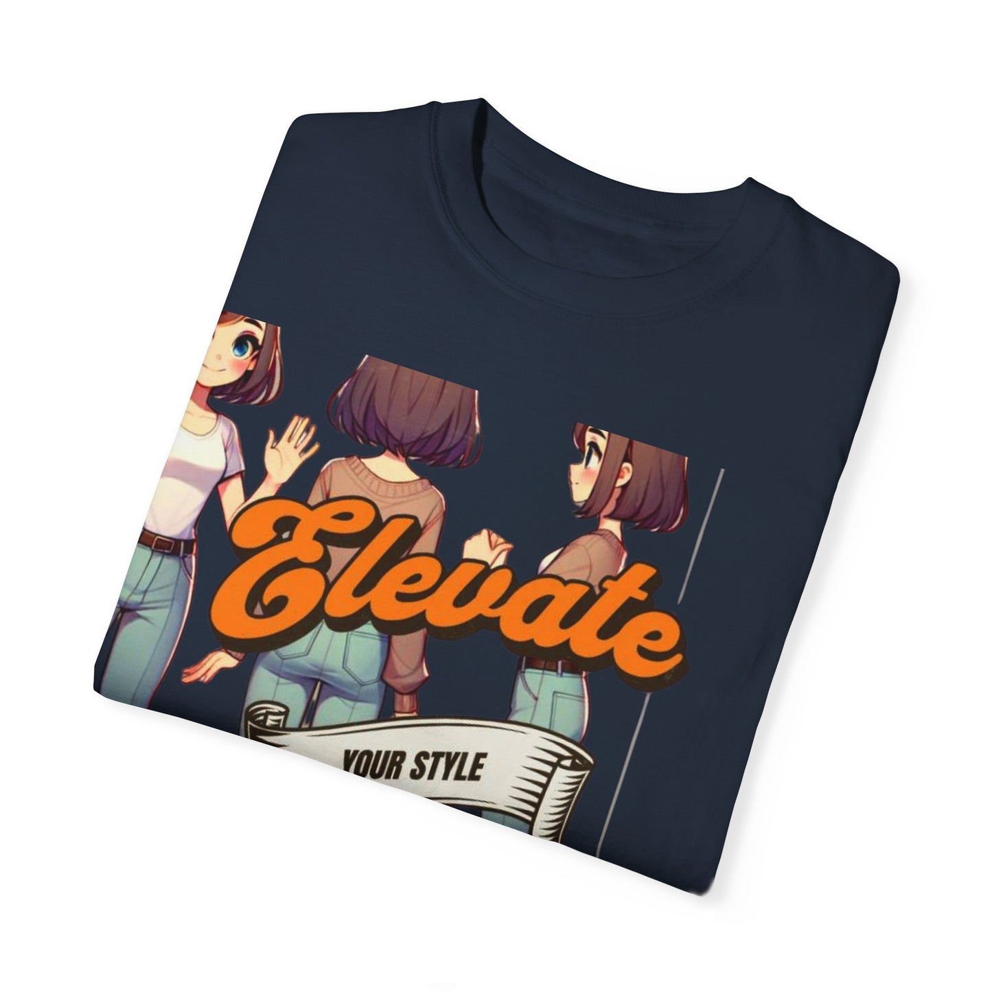 Elevate Your Style Now T-Shirt, Unisex Graphic Tee, Casual Wear, Art Inspired Top, Gift for Fashion Lovers