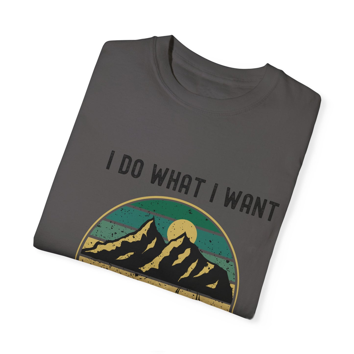 Adventure Ready Unisex T-shirt - "I Do What I Want, Rain Vibes" - Perfect Gift for Nature Lovers, Outdoor Enthusiasts, Summer Festivals,