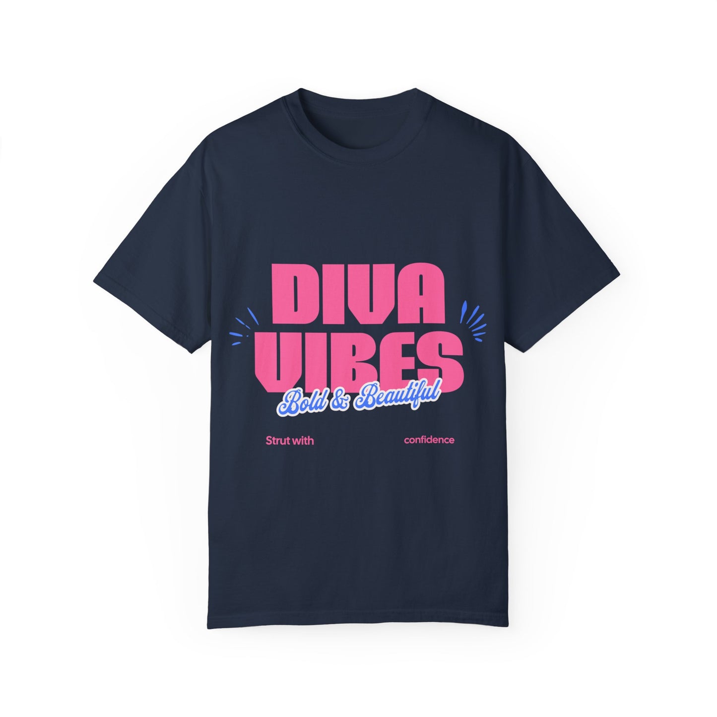 Bold Diva Vibes Unisex T-Shirt - Perfect for Confidence, Self-Expression, Casual Outfits, Summer Parties, Gift Ideas, Vibrant Style