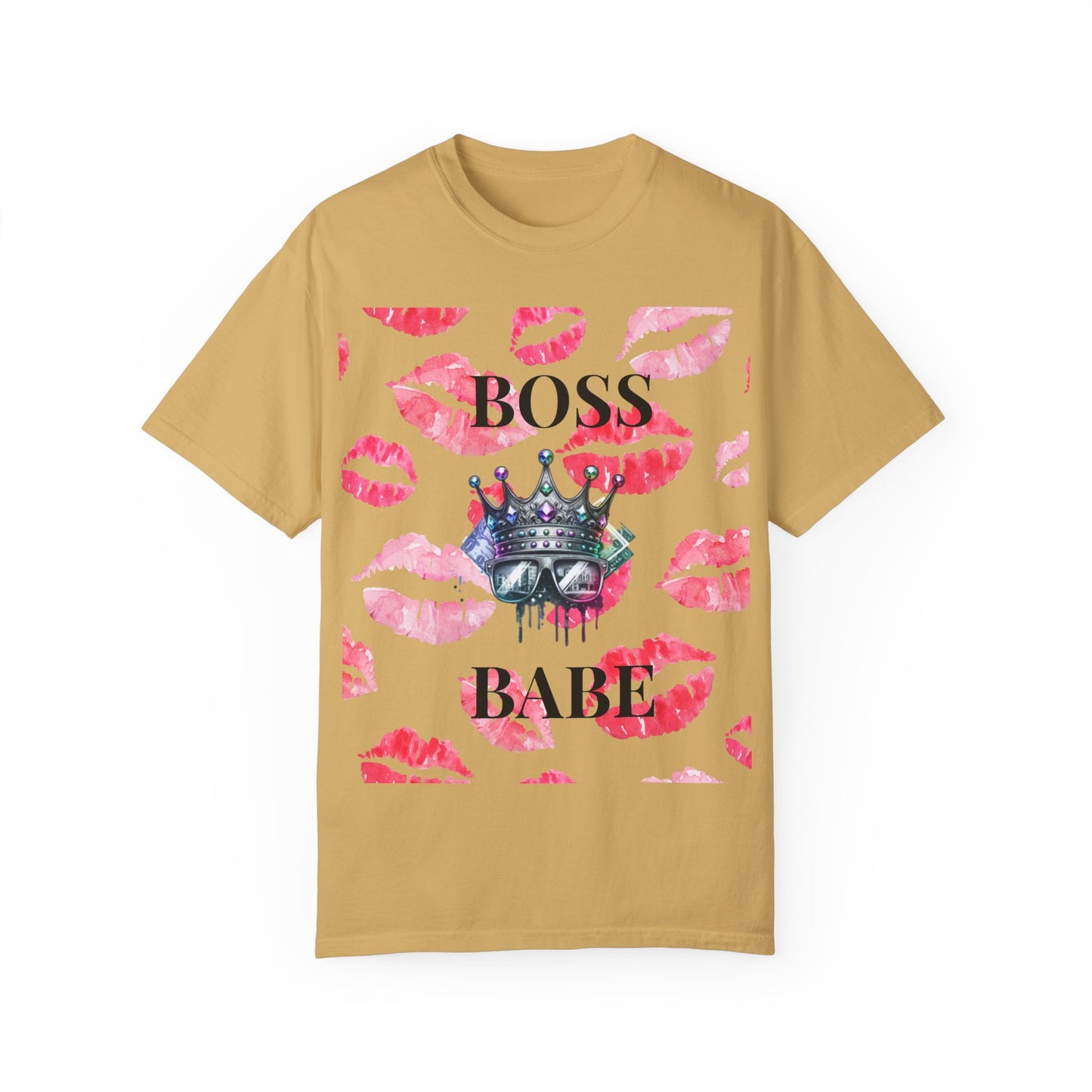 Boss Babe Graphic Tee - Fun Tee for Empowered Women, Gift for Birthdays, Casual Wear, or Motivation