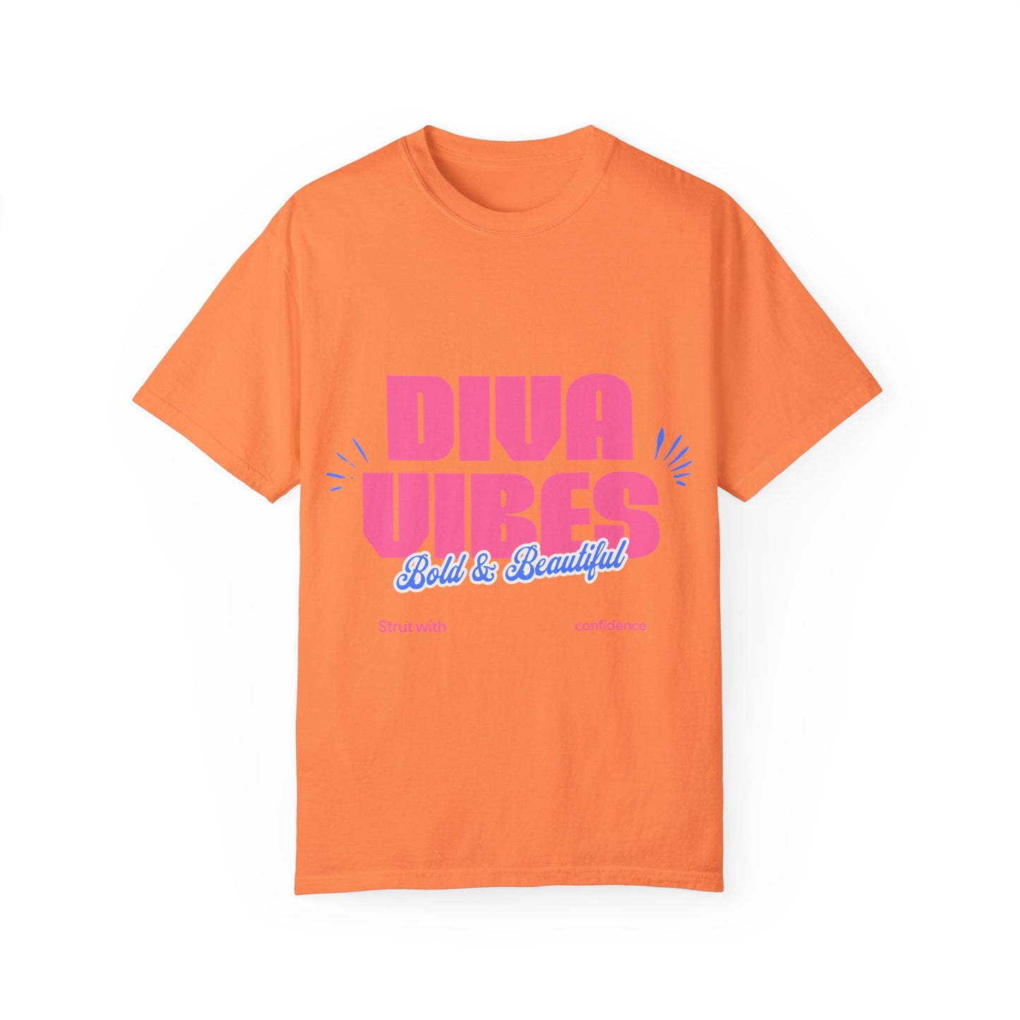 Bold Diva Vibes Unisex T-Shirt - Perfect for Confidence, Self-Expression, Casual Outfits, Summer Parties, Gift Ideas, Vibrant Style