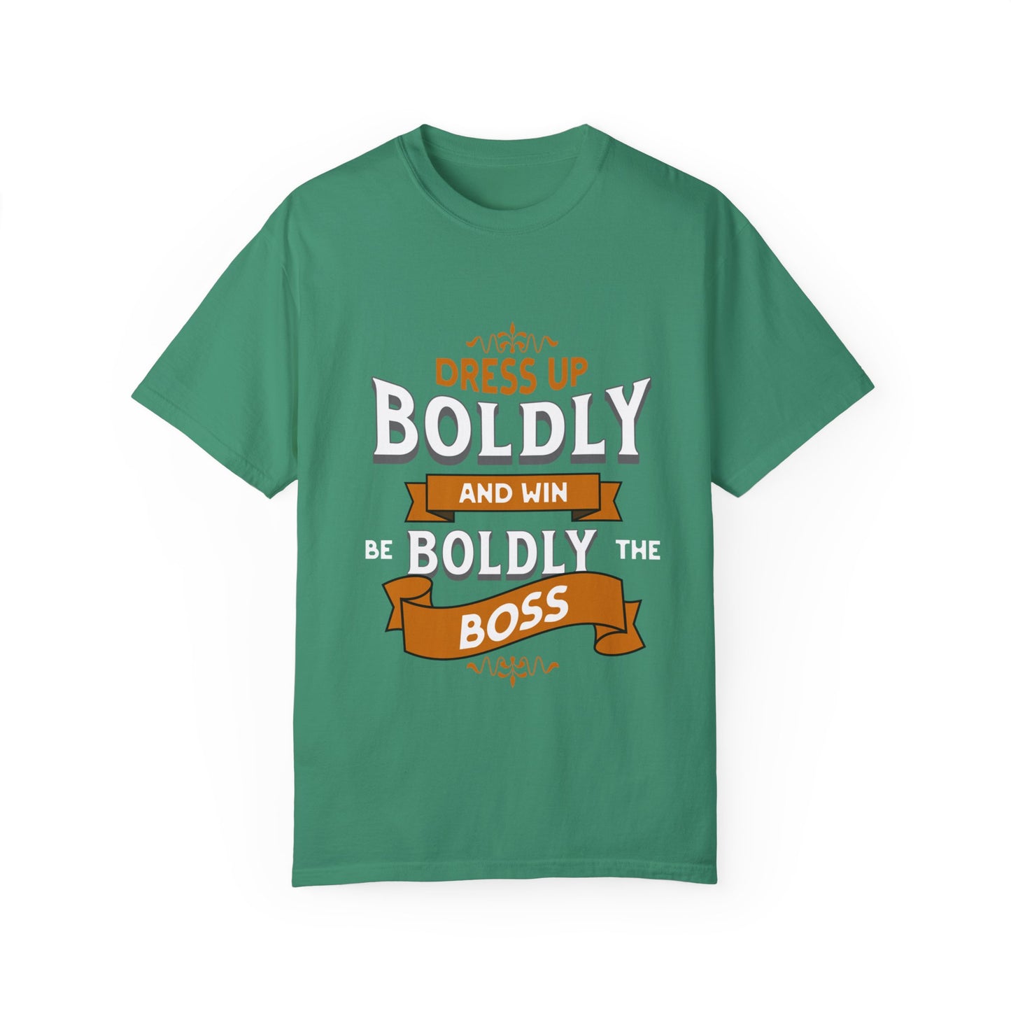 Boldly the Boss Unisex T-Shirt - Empowerment Shirt, Motivational Tee, Ideal Gift for Leaders, Office Humor, Casual Style