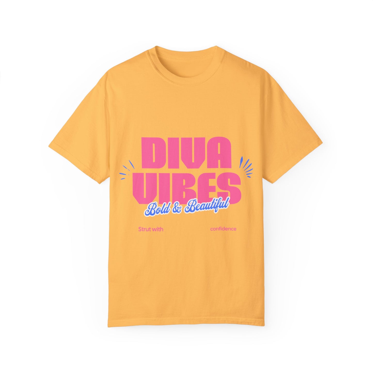 Bold Diva Vibes Unisex T-Shirt - Perfect for Confidence, Self-Expression, Casual Outfits, Summer Parties, Gift Ideas, Vibrant Style