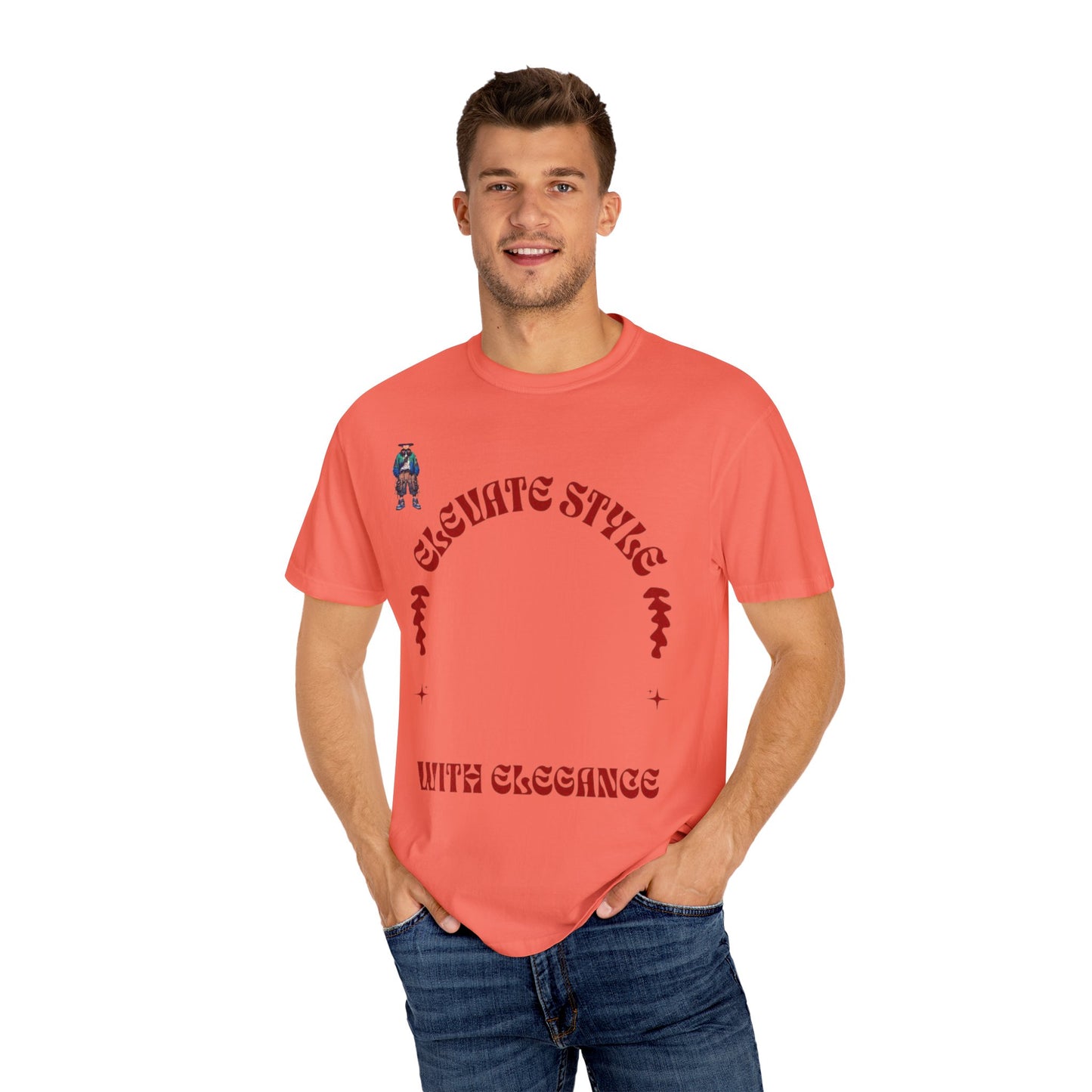 Elevate Style Unisex Garment-Dyed T-shirt, Casual Tee for Fashion Lovers, Perfect for Daily Wear and Gift Giving, Summer Vibes, Unique