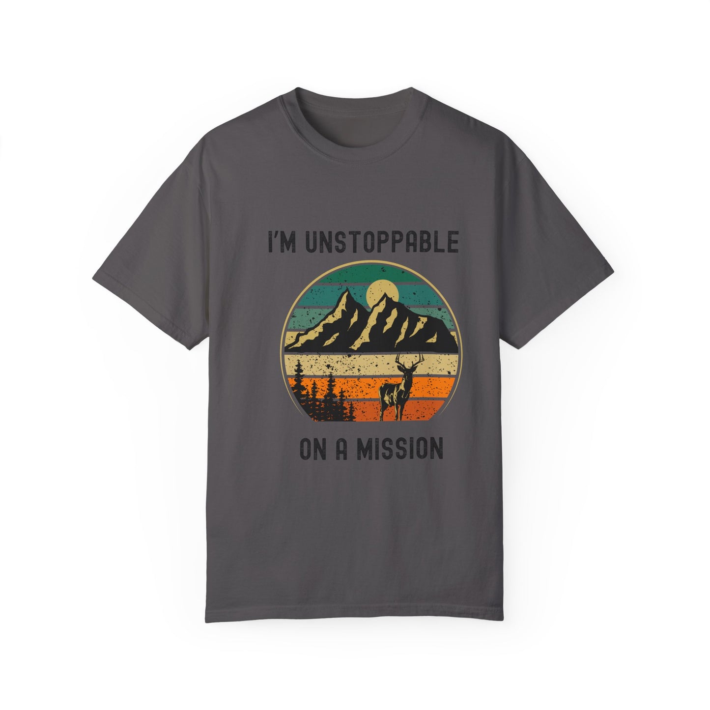 Adventure Vibe Unisex T-shirt , Unstoppable on a Mission, Hiking Gear, Outdoor Wear, Motivational Tee, Gift for Adventurers